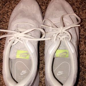 White Nike Lace Shoes